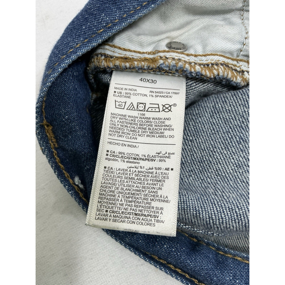 Men’s Excellent Condition Old Navy Loose Blue Jeans 40x30 0140/S-4 - Picture 4 of 8